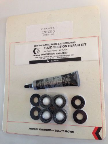 Graco Fluid Section Repair Kit D03210 - Series D96A - 307 Service kit .Husky 307