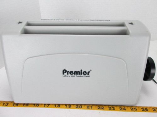Premier Letter/Half Folder P6400 Hand Fed Bulk Mailings Brochure Tri-Fold T