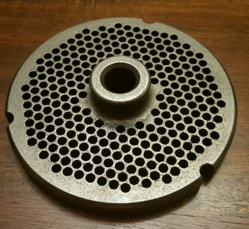 KASCO Meat Grinder Plate Part No. 32964, 3 15/16&#034; O.D., 1/2&#034; Bore (NEW)