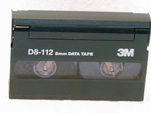 3M Data Tape D8-112 - 8mm - Total of 5 Cassettes - Used only once -