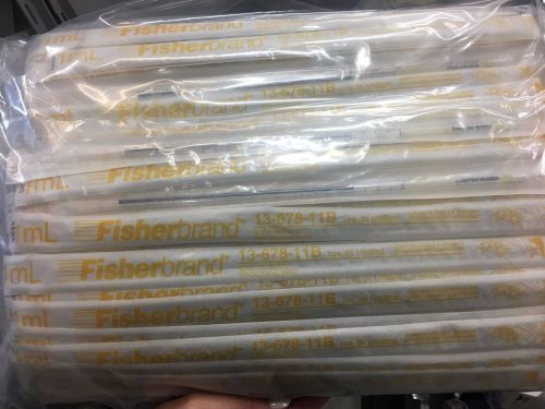 Fisherbrand 13-678-11B 1mL in 1/100mL Serological Pipets (Lot of 200)
