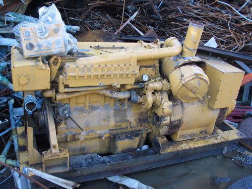 Decrepit Caterpillar Cat 211 kW standby diesel generator genset