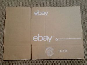 (25) eBay Branded Shipping Boxes 12&#034; x 6&#034; x 6&#034;