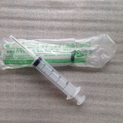 5pcs 20ml plastic disposable injector syringe measuring nutrient tool #a306c for sale