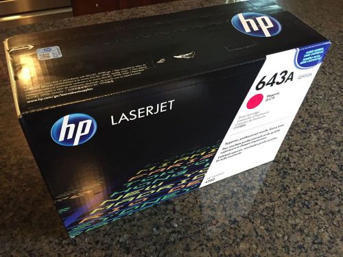 GENUINE HP Q5953A 643A Magenta CARTRIDGE LASERJET 4700 SERIES SEALED Black BOX