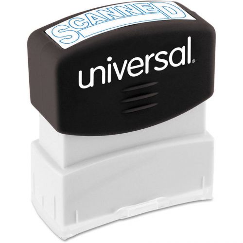 Universal Message Stamp, SCANNED, Pre-Inked One-Color, Blue