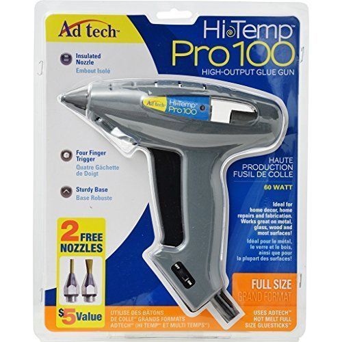 Ad-Tech Pro 80+  High Temperature Glue Gun with Nozzle Pack, Full New