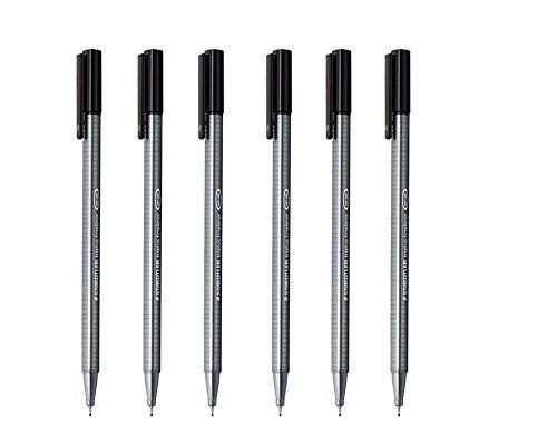 Staedtler triplus fineliner 0.3mm - pack of six 6 black for sale