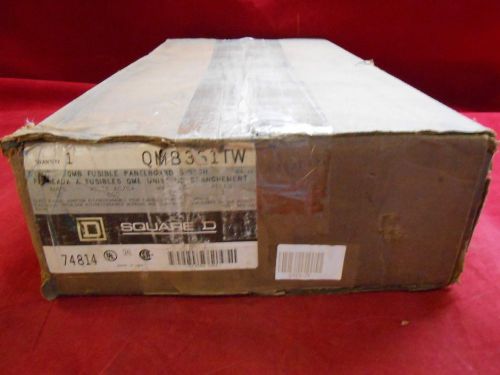 NEW SQUARE D QMB361TW FUSIBLE PANELBOARD SWITCH 30AMP 600VAC 3-POLE