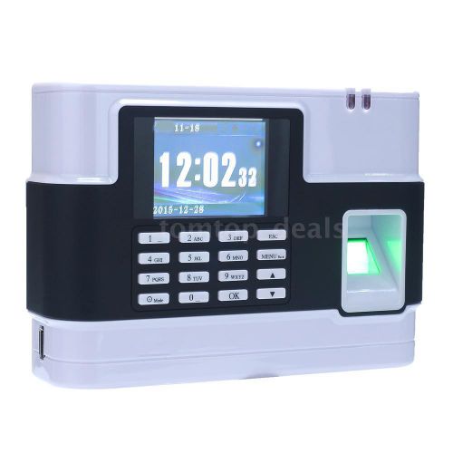 2.8&#039;&#039; LCD Biometric Fingerprint Password Attendance Time Clock Recorder S5V1