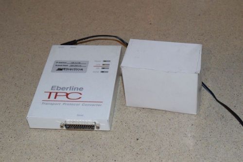 EBERLINE TPC TRANSPORT PROTOCOL CONVERTER W/ POWER SUPPLY--LANTRONIX MSS-1T (FF)