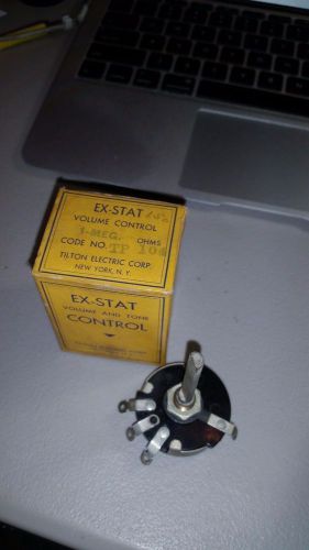 Vintage NOS Ex Stat 1 Meg Volume Control With Tap  By Tilton Electric Guaranteed