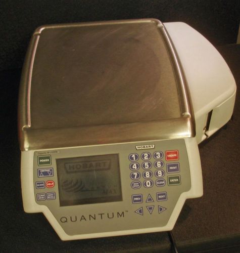 Hobart quantum max-qmax commercial deli scale &amp; printer 29252-bj for sale