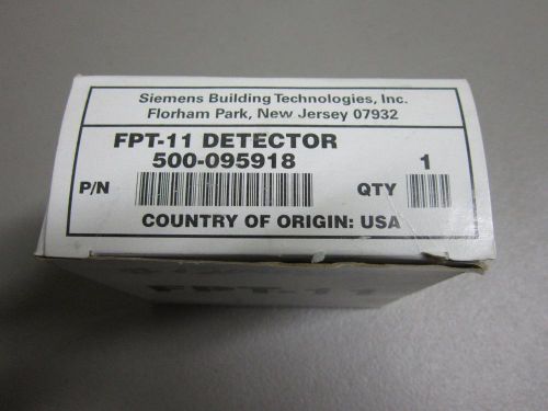 Siemens FPT-11 Thermal Heat Detector Fire Alarm 500-095918