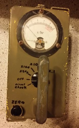 Lionel Electronics Geiger Counter Radiation Detector CDV-715 Model 1A
