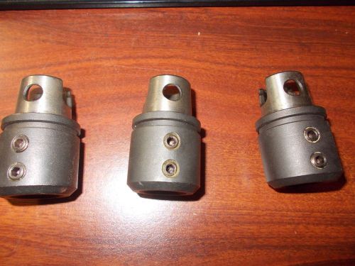 LOT OF 3 KENNAMETAL KM32HDB6126 QUICK CHANGE  Boring Bar Holder and Adapter