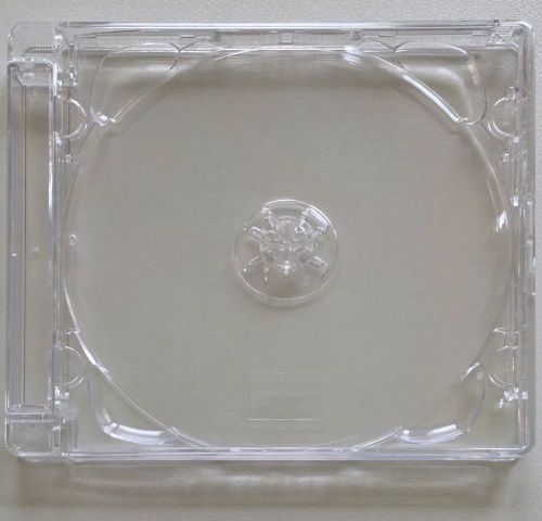 One New SJB Super Jewel Box STANDARD size CD/DVD/SACD case w/Wide Hinge, Each