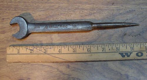 Old Tools,Antique Billings Spud Wrench,#1675-11/16&#034; X 9-3/8&#034;,Good Used Condition