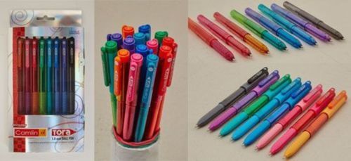 CAMLIN TORA BALL POINT PENS: PACK OF 10  FREE SHIPPING