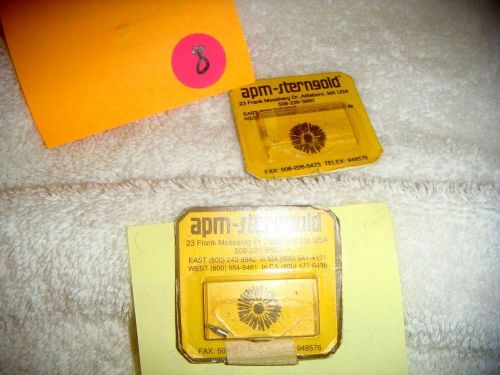 IMPLANTS - LOT #8 APM-STERNGOLD TWO PKGS 801558 &amp; 801593 BOTH UNSEALED