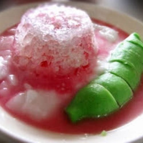 Es pisang hijau indonesia food
