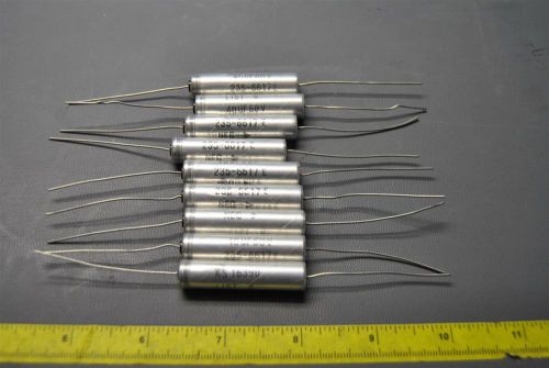 (9) VINTAGE NOS SPRAGUE ELECTROLYTIC AXIAL CAPACITOR 40uf 60v 235-6617E KS16390