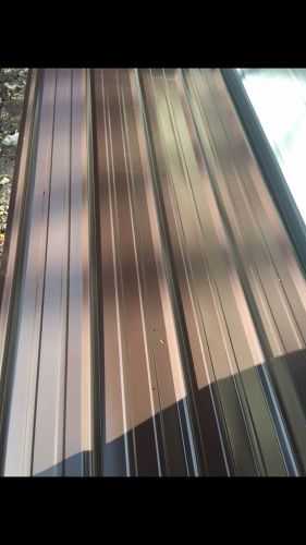 29ga Pre Painted galvanized Metal Roofing,(3ft X14ft )brown Color