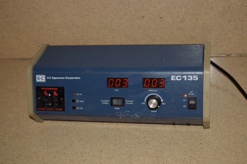 EC E-C APPARATUS CORP EC135 GEL ELECTROPHORESIS POWER SUPPLY