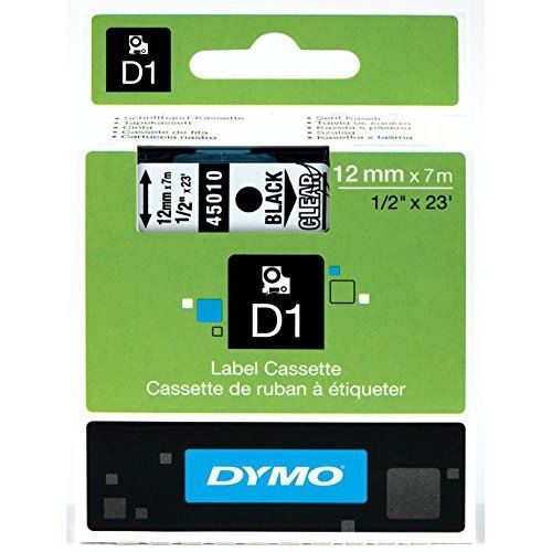 DYMO Standard D1 labeling tape   for   LabelManager Label Makers, Black print on