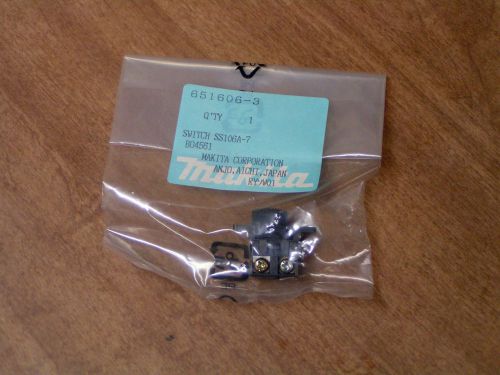 MAKITA TRIGGER SWITCH - PART#651606-3 - NEW OEM SERVICE PART