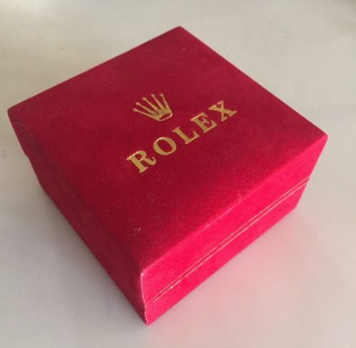 Red Velvet Rolex Watch Gift Display Box
