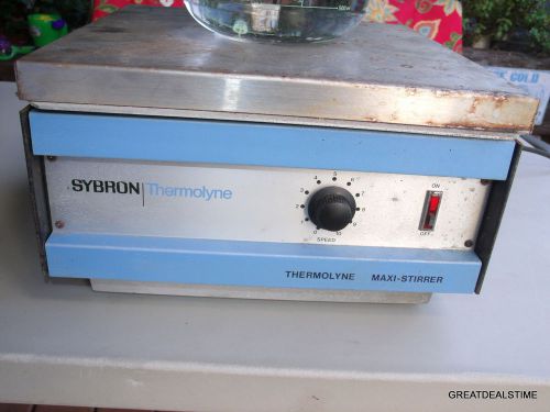 SYBRON /THERMOLYNE Maxi-Stirrer, Model S25535, 14&#034; x 14&#034; 60-1050 rpm LAB MIXER