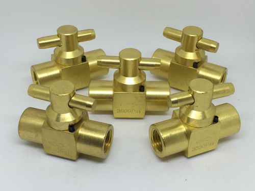 5 carpet cleaning 3000 psi brass shut-off ball valve for sale