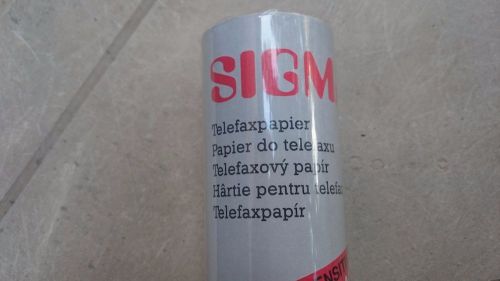 Sigma telafax papier 216mm/30m/12mm, facsimile papier for sale