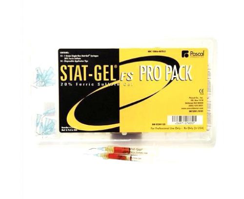 Stat Gel FS Pro Pack 12. 15.5% Ferric Sulfate Gel Tissue Retraction Assistant