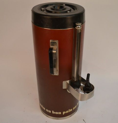 Fetco Luxus TPD-15 1.5 Gallon Thermal Hot/Cold Beverage Dispenser Broken Handle