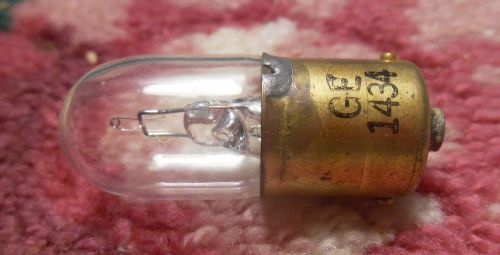 NOS US MADE GE 1434 LIGHT BULB 3.7 VOLT, 2.75 AMP 10 WATT