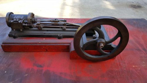 Live Steam Engine Antique Flywheel Off Grid boiler brass gauge whistle