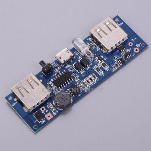5V 1.5A Lithium Battery Charging Board Boost Micro USB For 18650 Battery