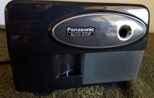 Panasonic Electric Pencil Sharpener Model KP-310 with Auto-Stop Black