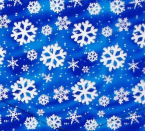 HYDROGRAPHIC WATER TRANSFER HYDRODIPPING FILM HYDRO DIP BLUE SNOW FLAKE