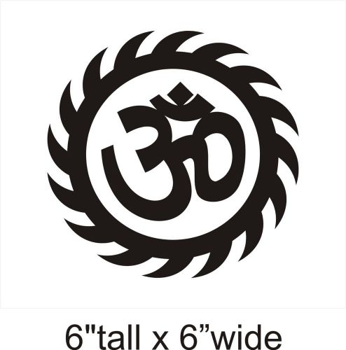 Om Aum Hinduism Car Truck Bumper Vinyl Sticker Decal Decor -1566