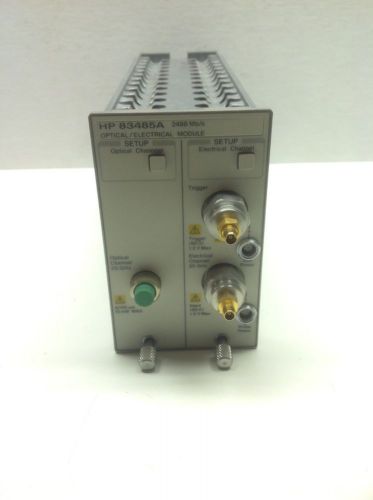 HP AGILENT 83485A OPTICAL/ELECTRICAL MODULE with OPTIONS 012 034