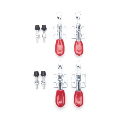 4pcs red toggle clamp gh-201a 201-a quick release tool horizontal clamp hand wf for sale
