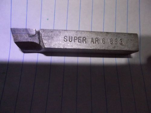 VINTAGE Super Tool Single Point Carbide Tipped AR-6  883 Tool Bit