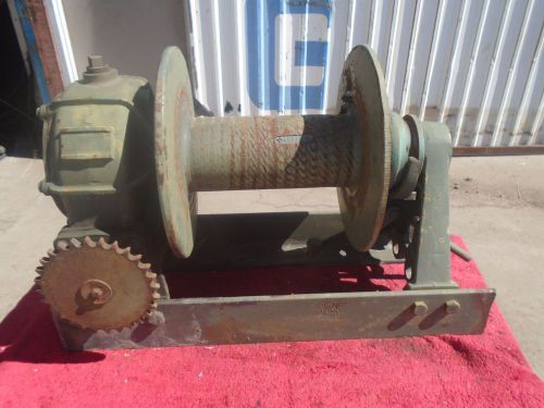 Braden Winch Model AMS7-12P - 20000lbs First Layer Cap - Excellent Condition