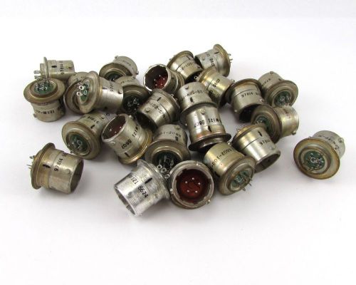 Lot of (25) sealtron 8602-10b-5pn-fp-m121 hermetic connector 5pos 20awg =nos= for sale