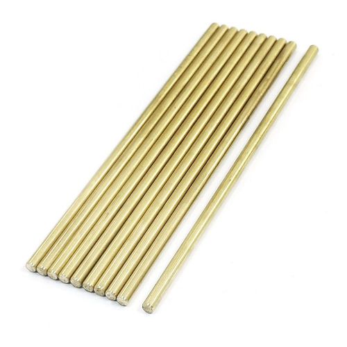 10Pcs Brass 100mm x 3mm Round Rod Stock for RC Airplane Model AD