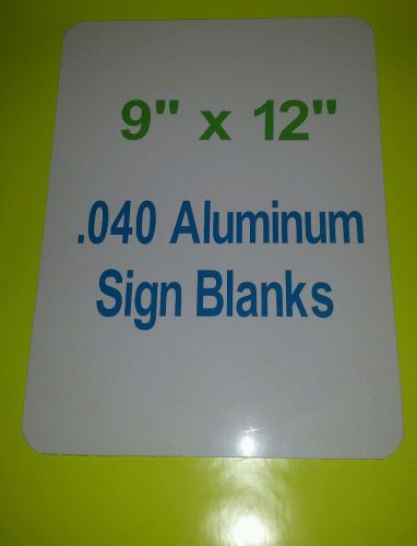 10 Pieces of PARKING SIGN  ALUMINUM  SUBLIMATION BLANKS 9&#034;x 12&#034;