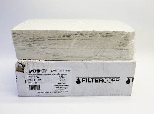 Filtercorp Supersorb #584 F16W F16 White Pad for Frying Oil Lot of 60
